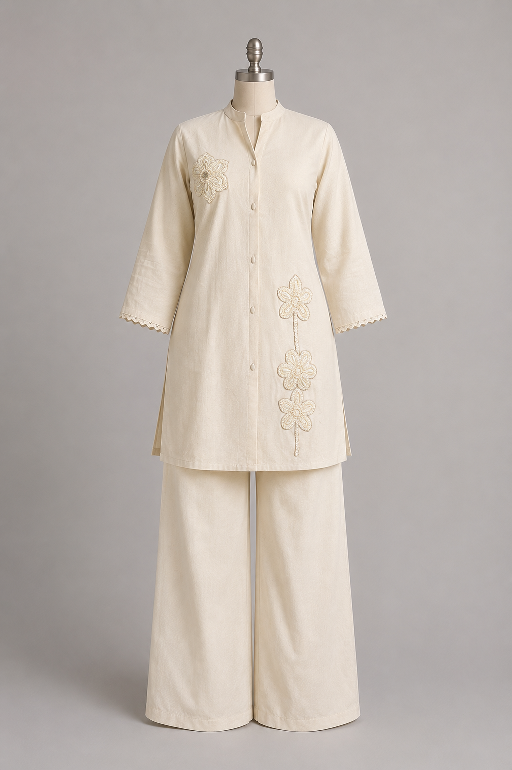 Ivory Daisy Trail Tunic Set